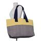 Personalized Yellow and Navy Stripes Large Beach Tote Image 3 of 3